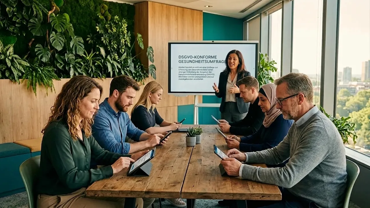 GDPR-konform medarbejderundersøgelse i teamet — tablets i stedet for papir
