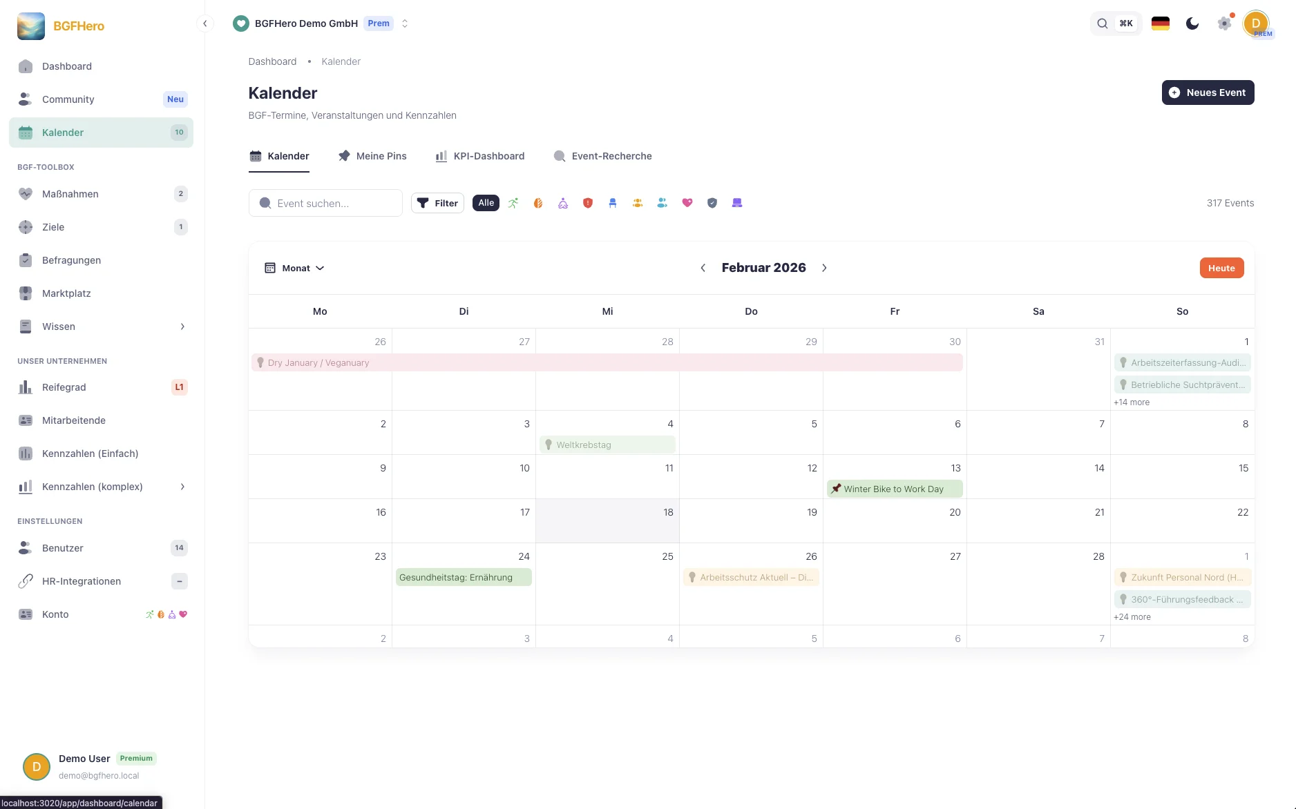 Anlasskalender im Produkt – passende Maßnahme zum Anlass